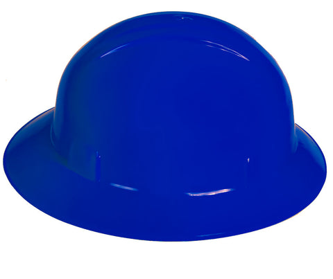 Casco azul tipo ala ancha dieléctrico