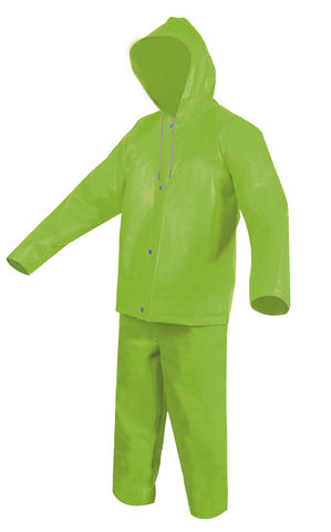 Impermeable (conjunto) verde high visibility